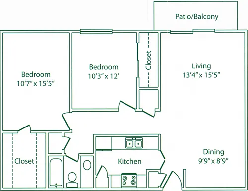 Floor plan B1