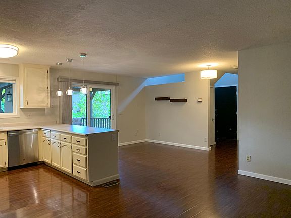View from LR into kitchen/dining area