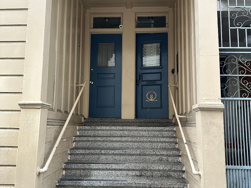 Front door on right side