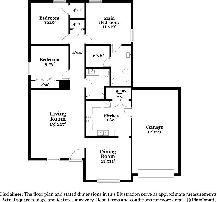 3 bed, 2.0 bath, 1112 sqft, $1,905 — Photo 2