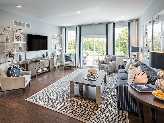 Great Room Features an Abundance of Light