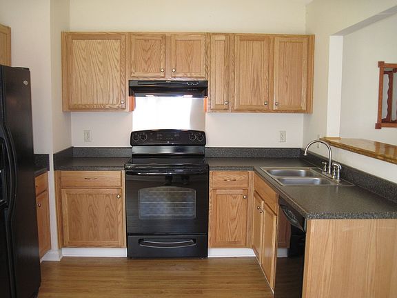 New cabinets, counter top, appliances, sink, hood