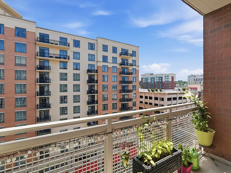 Sweeping city views from the private balcony