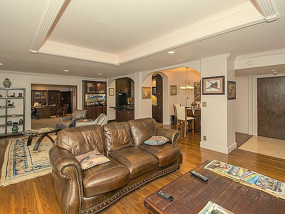 The open layout allows for an abundance of light to flood the space as well as creating an ideal spot for entertaining!