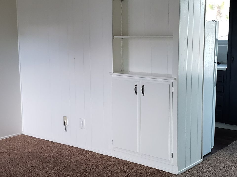 Built-in cabinets in living room