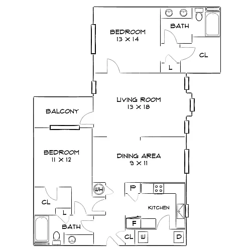 Floor plan Design 2D20