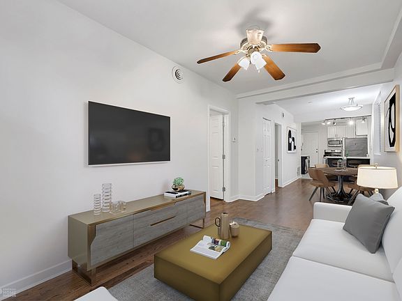 Open floor space for entertaining.