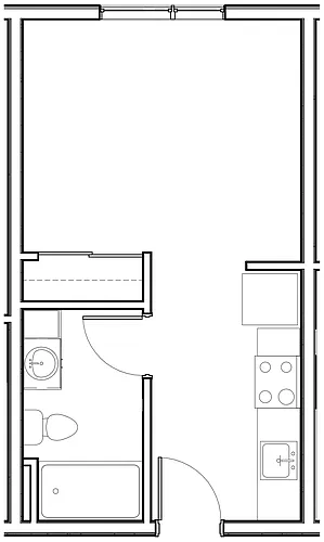 Floor plan Studio