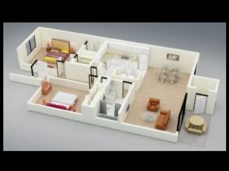 Garden Flat 3D