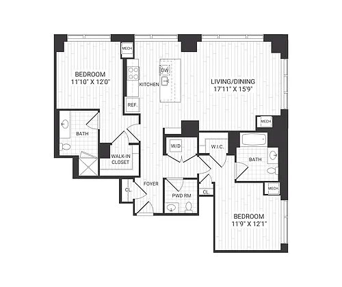 Floor plan B14