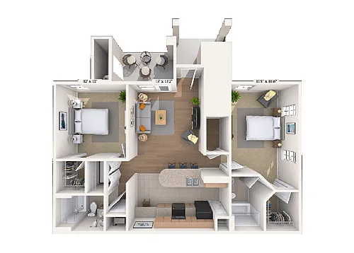 Floor plan B3