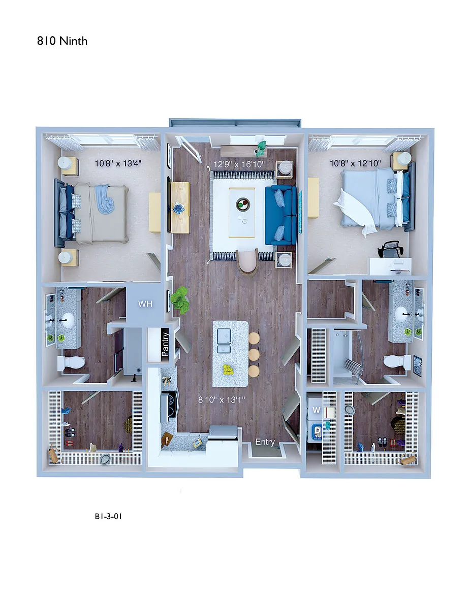 Floor plan B13