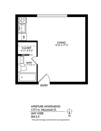 Floor plan Studio