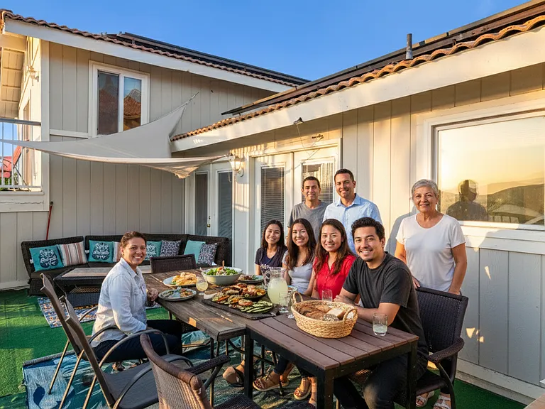 Eat on the patio