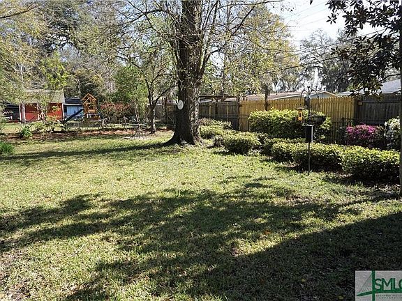 Large backyard