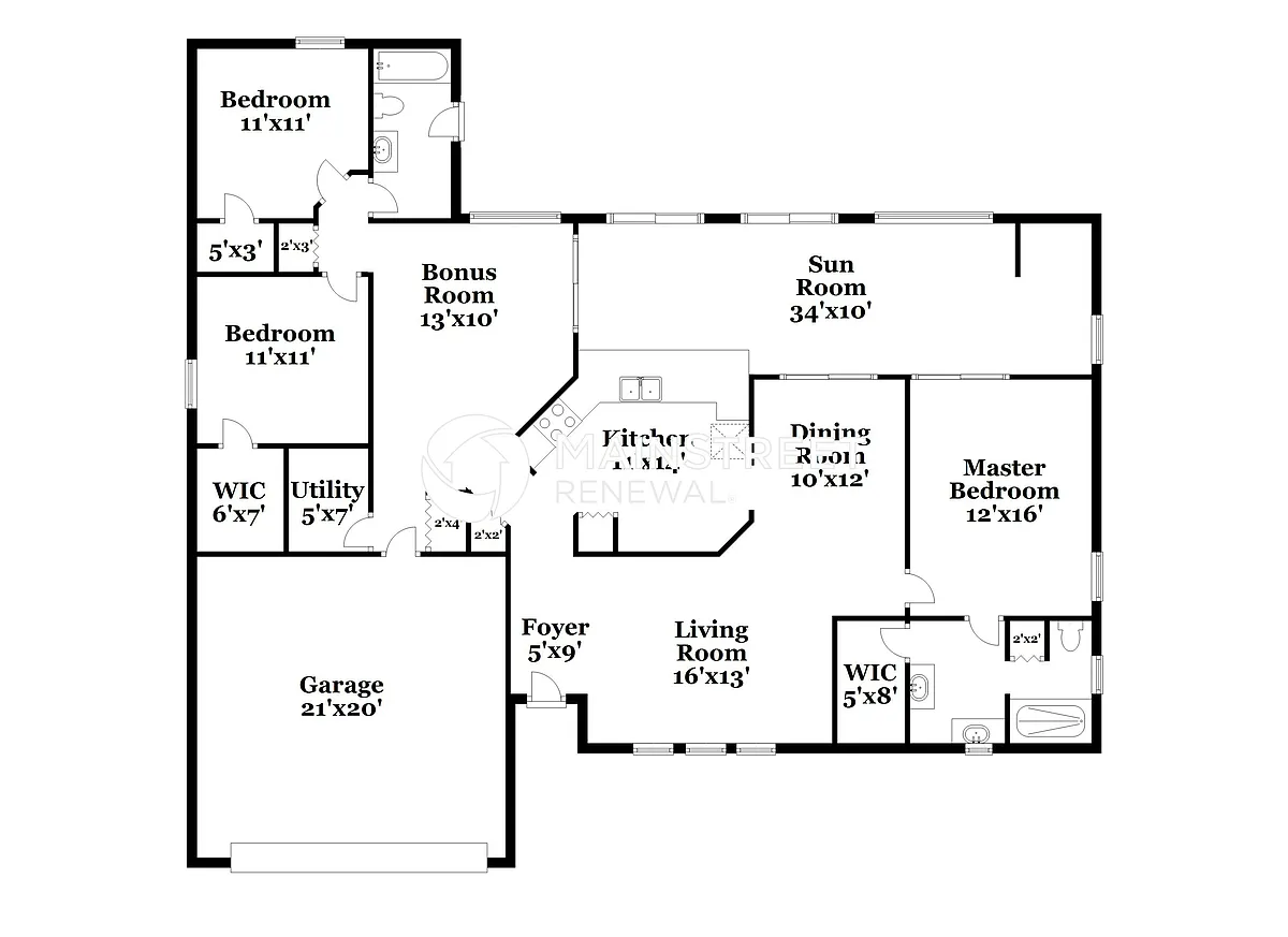 Floor Plan - 14912 Day Lily Ct