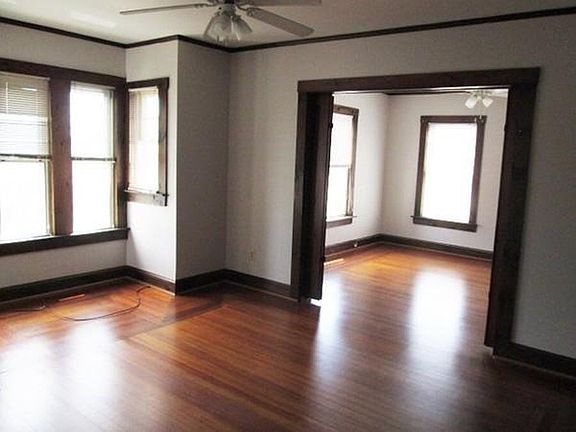 Option for double living room or 3rd bedroom in front.