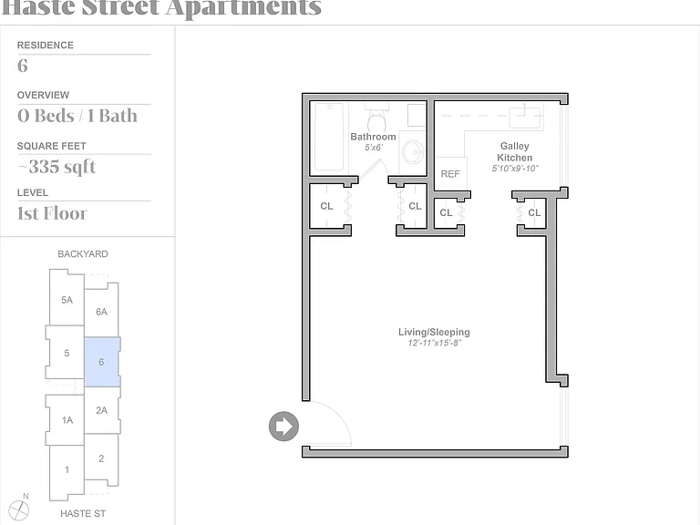 2435 Haste St #6 — Photo 1