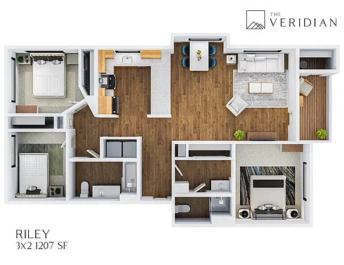 Floor plan Riley