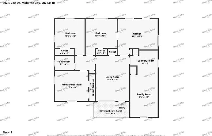 3 bed, 1.0 bath, 924 sqft, $1,195 — Photo 2