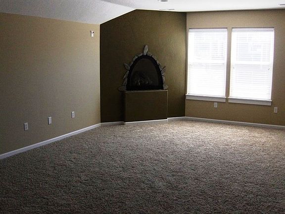 Bonus Room above garage with gas fireplace