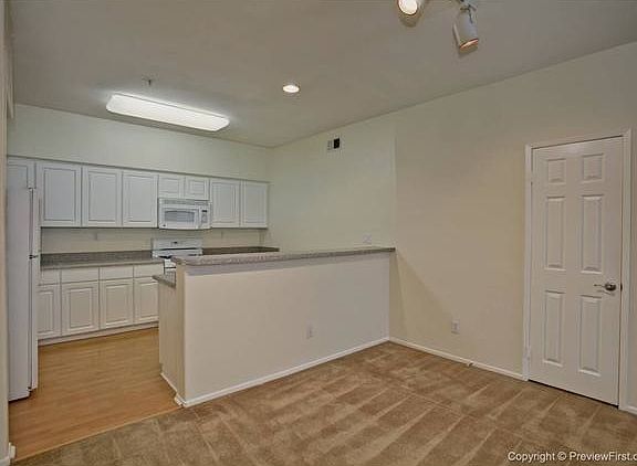 Breakfast bar open to dining area