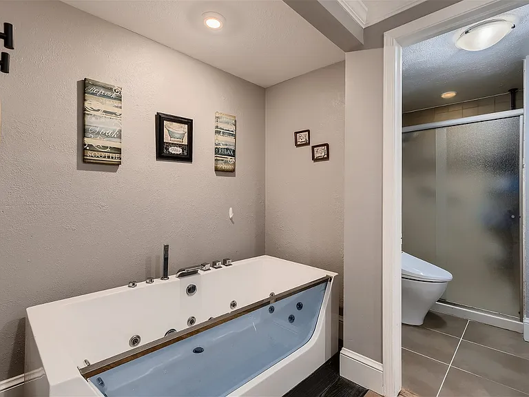Master bath jacuzzi tub