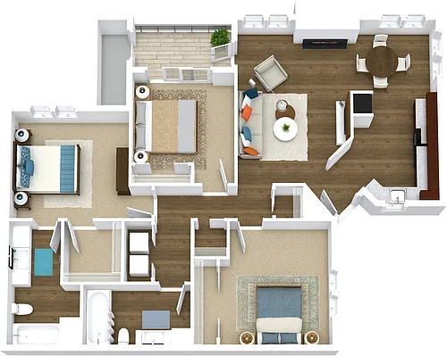 Floor plan 3A