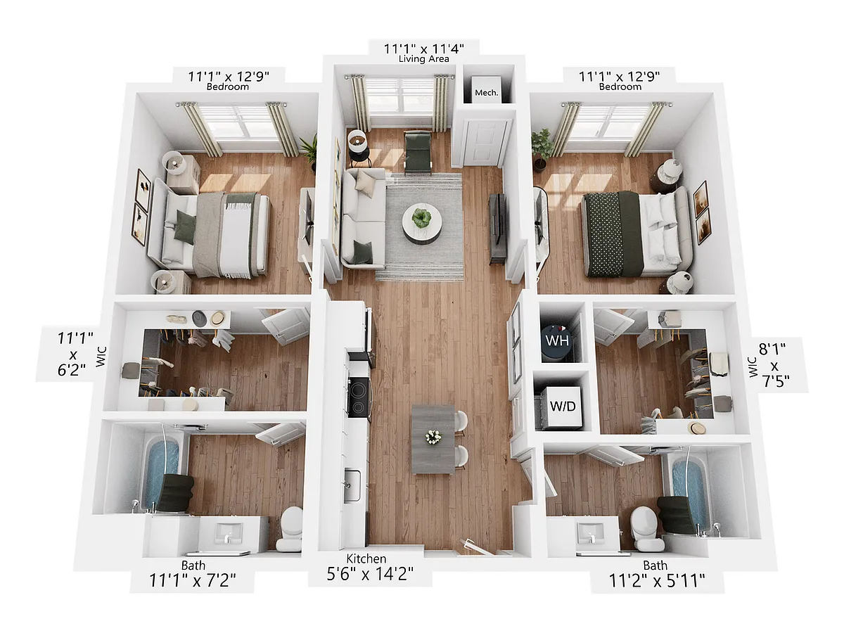 Floor plan B3