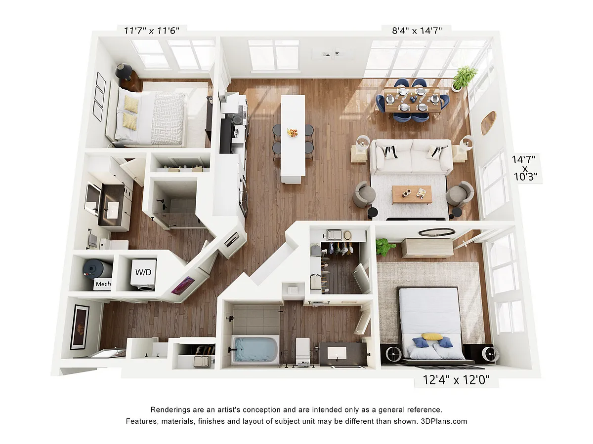 Floor plan B7