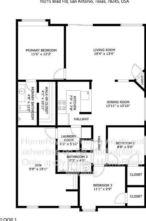 3 bed, 2.0 bath, 1270 sqft, $1,480 — Photo 2