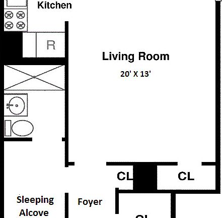 2nd image of 350 W 57th St APT 9C