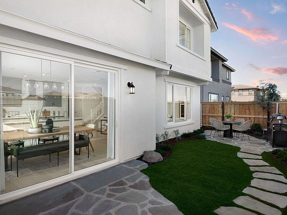 Backyard space for indoor outdoor living