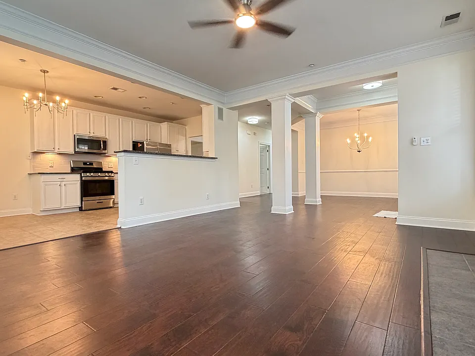 Large expansive and open first floor living area