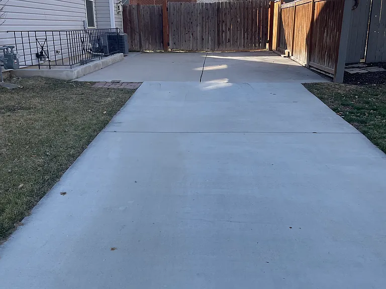 Private Driveway room for two cars next to entrance.