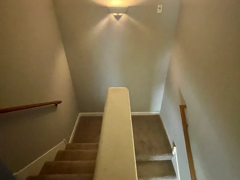 Third floor looking down the staircase
