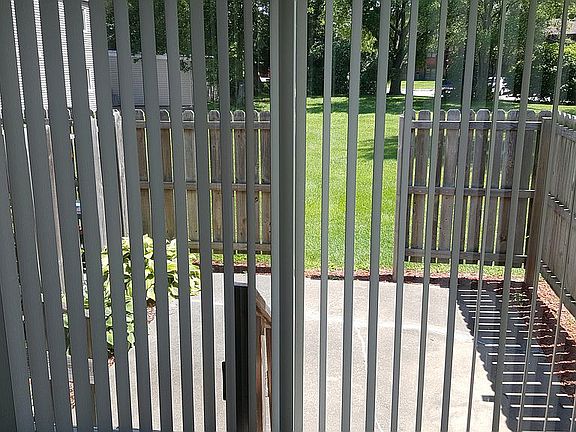 view thru patio door