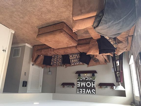 Downstairs tv room
