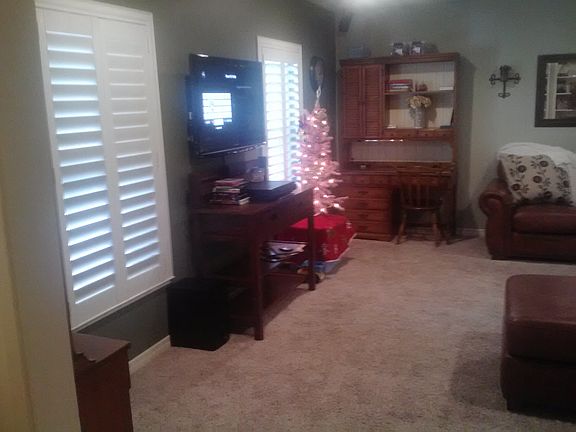 Living Room w/shutters