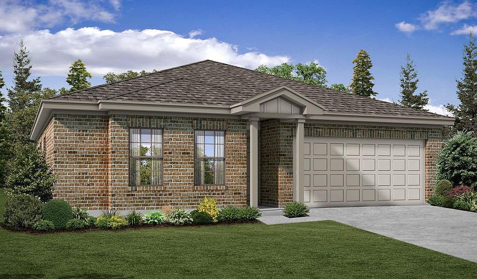 Elevation A with Brick