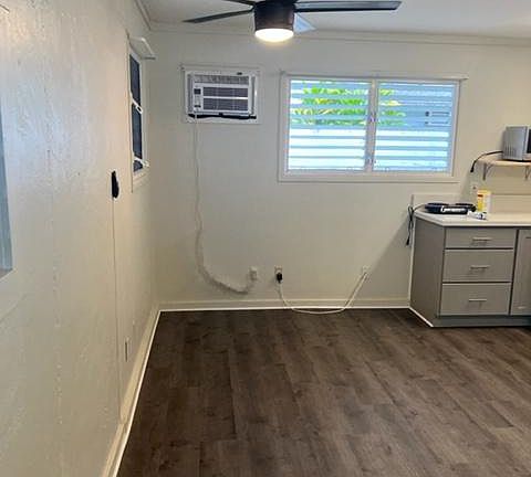 Beginning of kitchenette