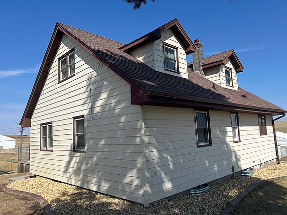 South side of house
