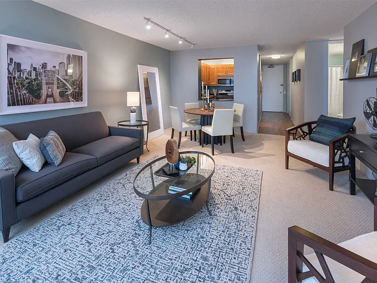 Spacious living rooms allow for easy entertaining