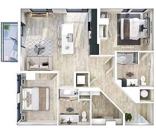 Floor plan B4