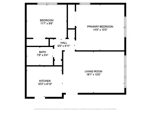 Floor plan 2 bedroom