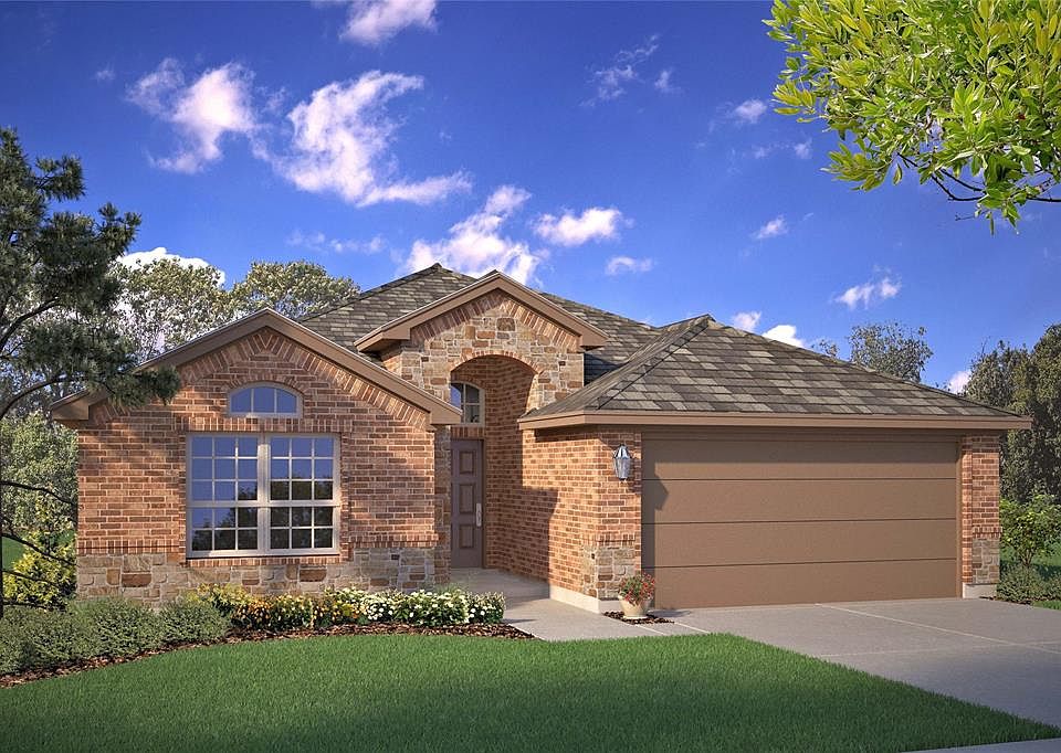 D.R. Horton's Oxford floorplan, elevation D. All photos shown here may not depict the specified home & features included are for illustration purposes only.