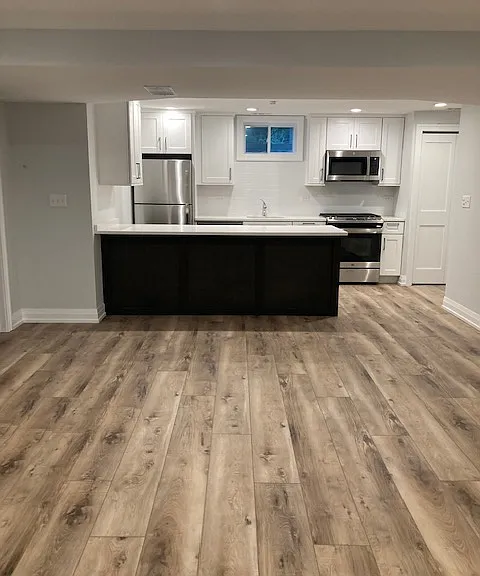 kitchen with island