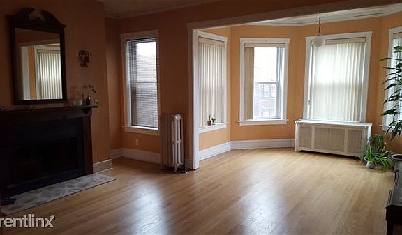 living room space w firepace