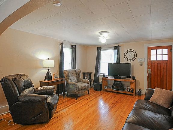Living Room with Hardwood Flooring