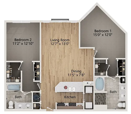 Floor plan B1-1
